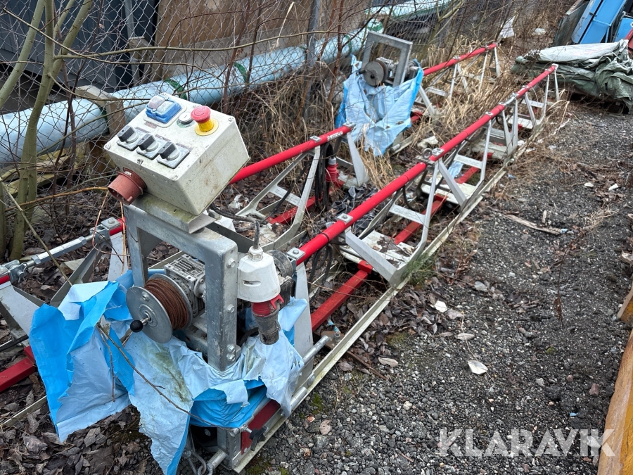 Vibrobryggor inkl vinsch Swepac SVM 25E