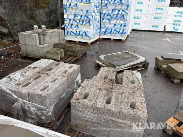 Diverse Sten och Murblock