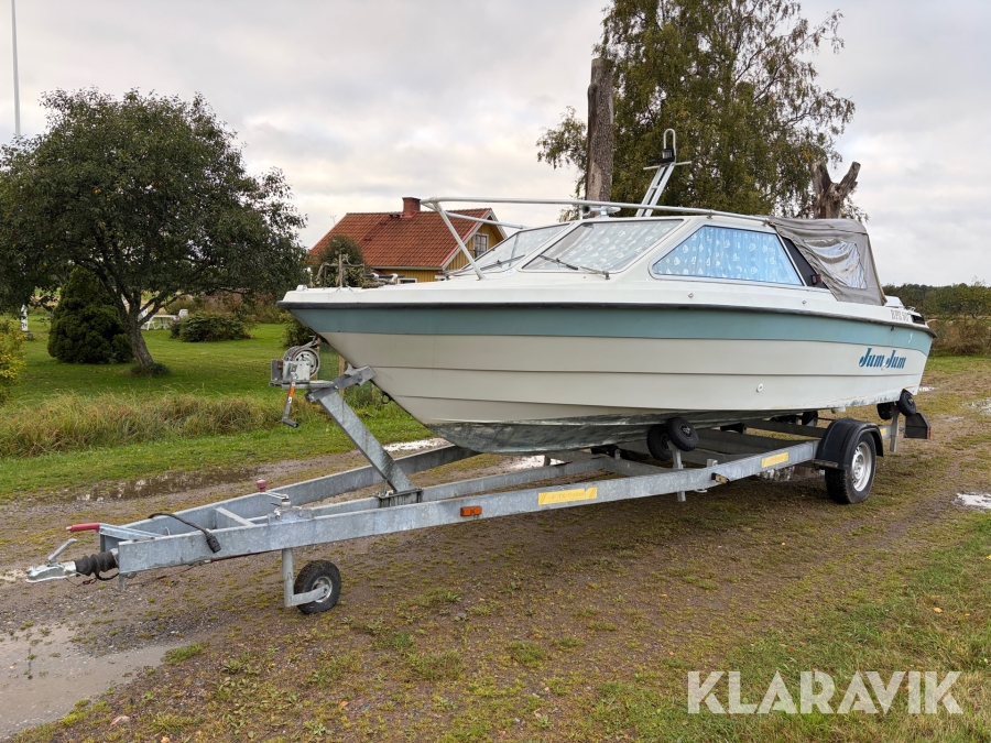 Båt med trailer Flipper 640