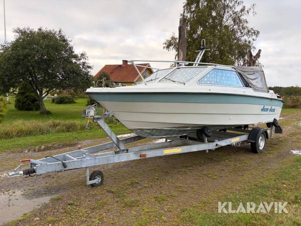 Båt med trailer Flipper 640