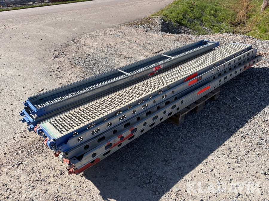 Stålplank till ställning Layher/Altrad 3,07 x 0,32 m 10 st