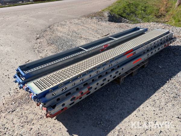 Stålplank till ställning Layher/Altrad 3,07 x 0,32 m 10 st