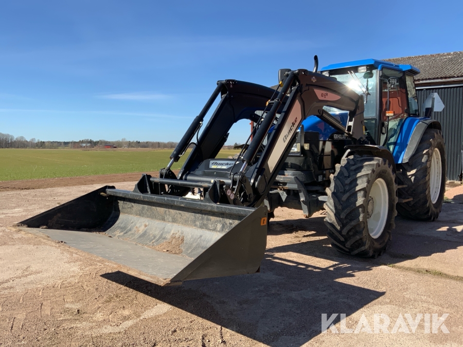 Traktor New Holland TM 115 Turbo 4WD med lastare och skopa