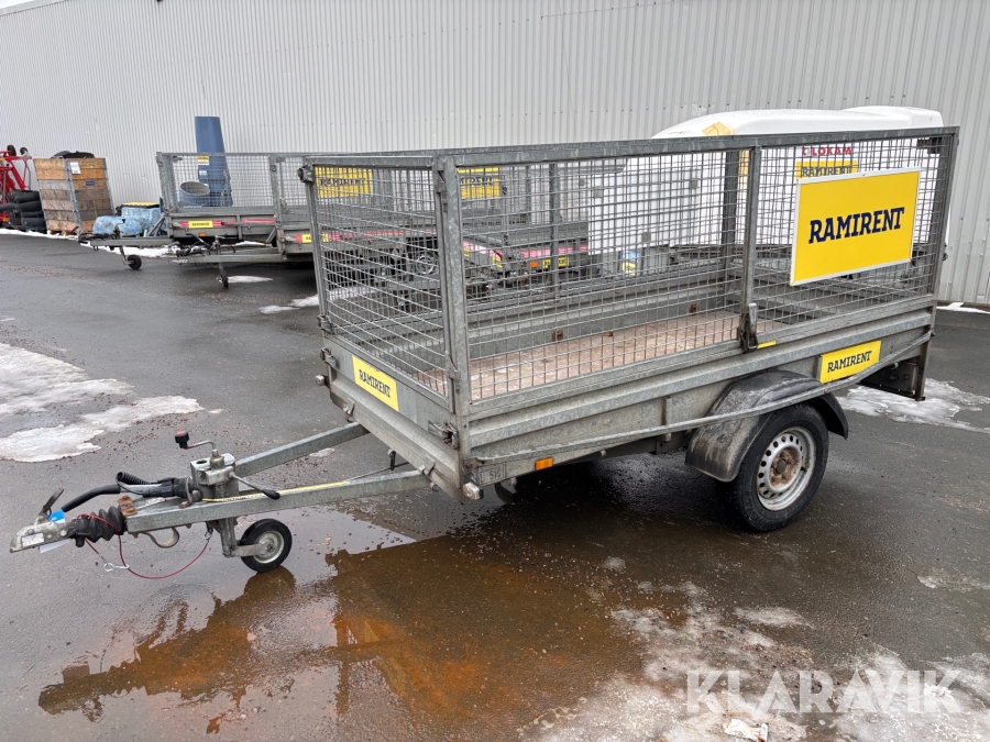 Släpkärra Thule L0751 med gallergrind 