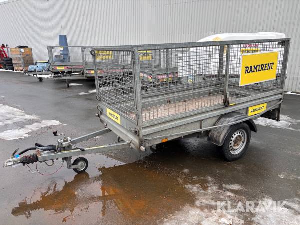 Släpkärra Thule L0751 med gallergrind 