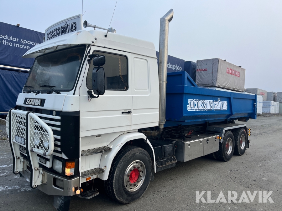 Veteranlastbil Scania R143HL6X4L50046B Lastväxlare