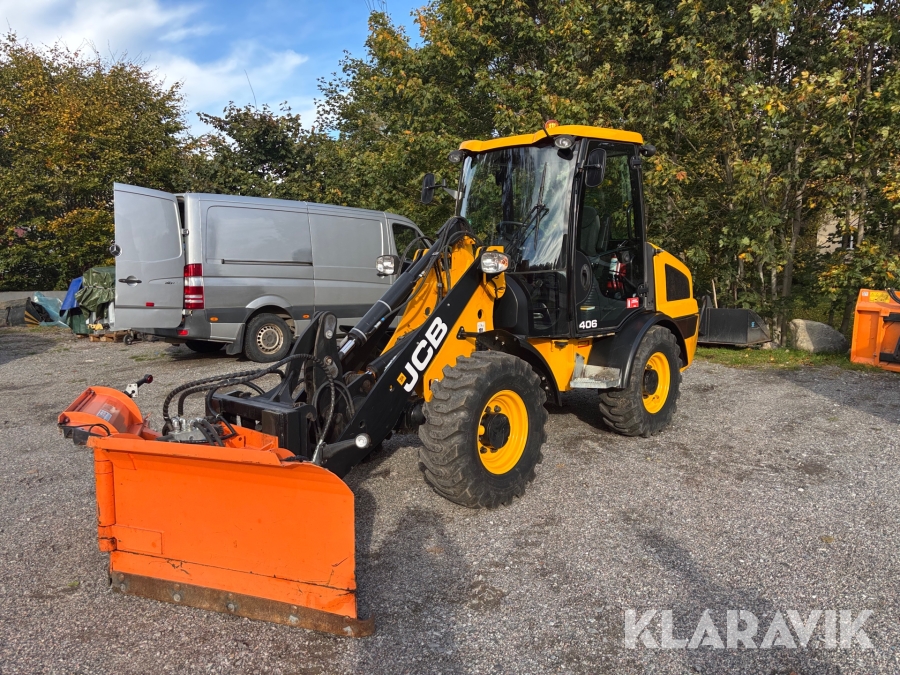 Hjullastare JCB 406T med vinterredskap