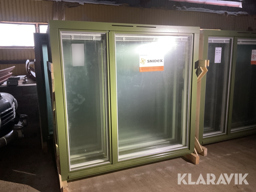 Fönster 10st Snidex 3-glas