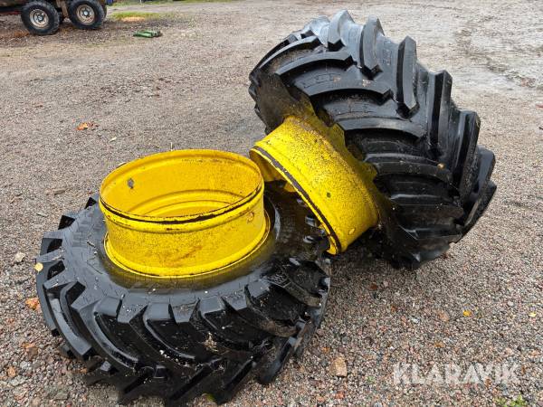 Dubbelmontage fram BKT 480/65R28 1 par