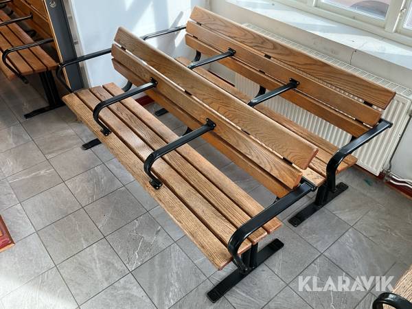 Parksoffa/Trädgårdsbänk Nola Sweden 2st