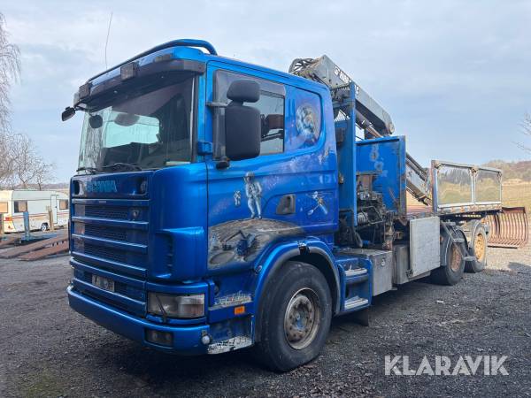 Kranbil Scania 420 / 124 G - Med Laxo hydrauliskt snabbfäste