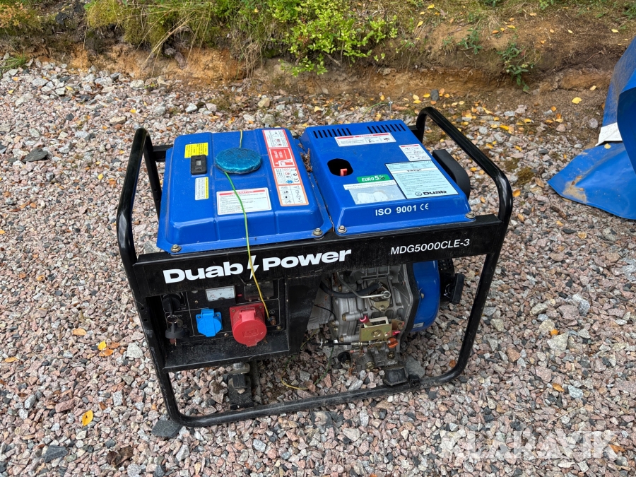 Elverk Duab-power MDG5000CLE-3 9,0 HP