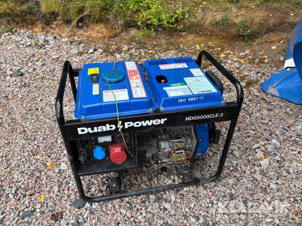 Elverk Duab-power MDG5000CLE-3 9,0 HP