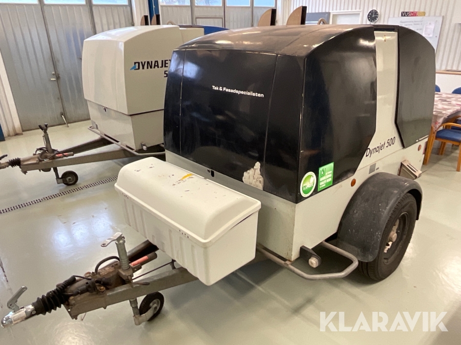 Högtryckssläp Putzmeister 500 med slangar och munstycken