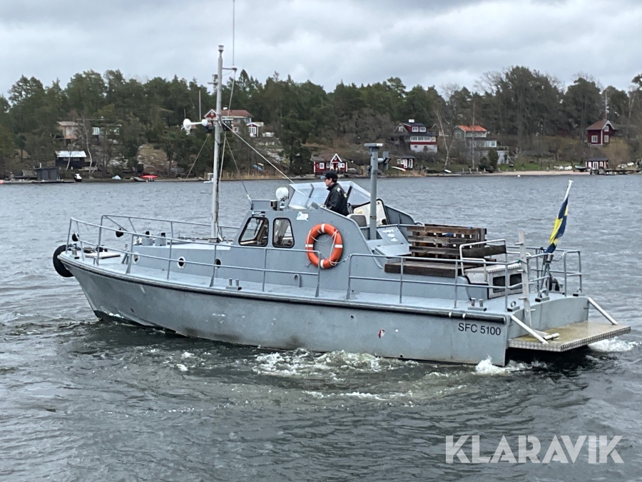 Arbetsbåt / Dykbåt Aluminiumbåt SFC-5100 ”svartfot