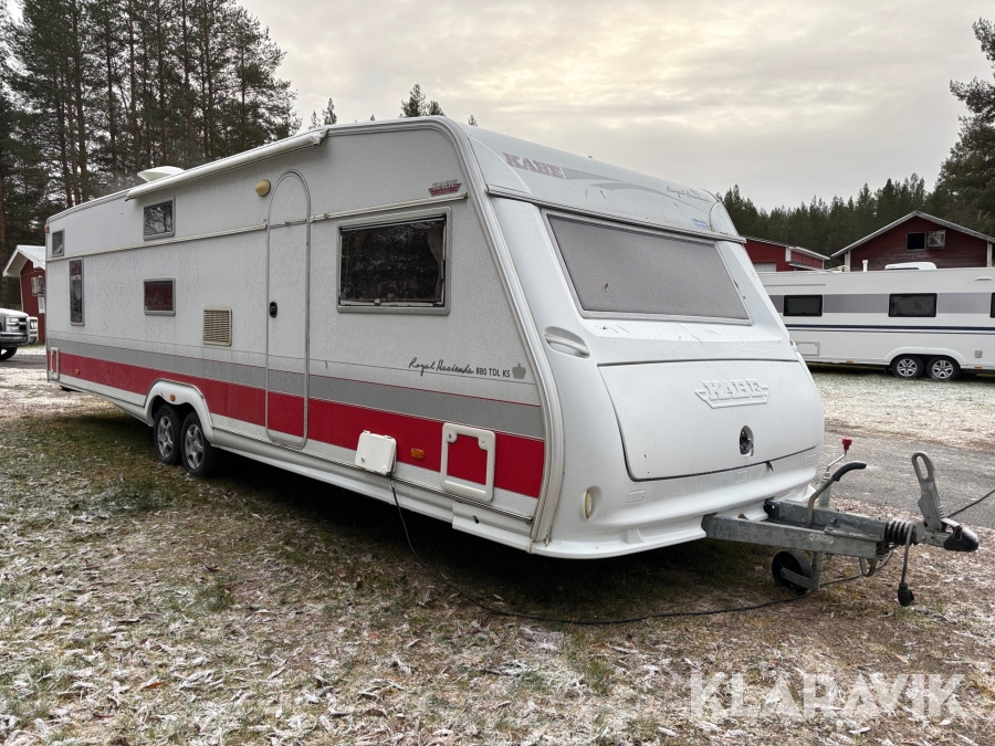 Husvagn Kabe 880 BTDL KS Royal Hacienda Barnkammarvagn.