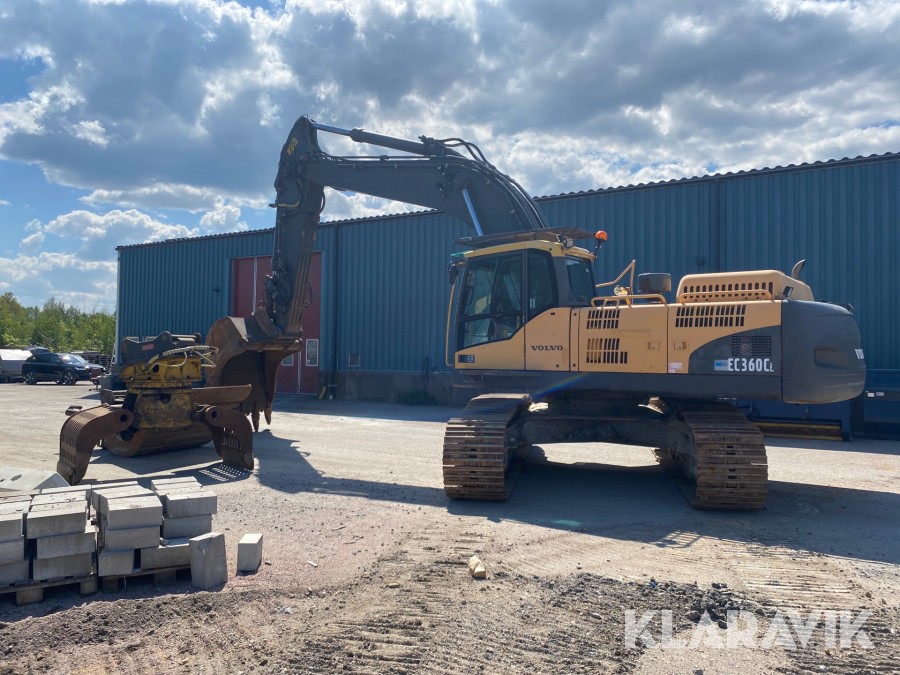 Grävmaskin Volvo EC360CL Rivningsutrustning
