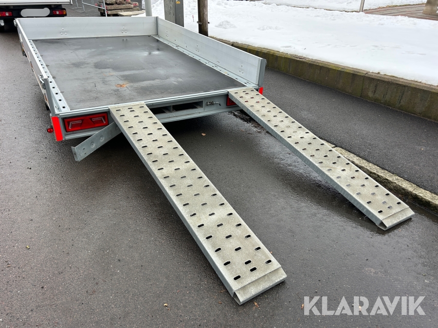 Maskinsläp / flatboard Martz 1500 kg