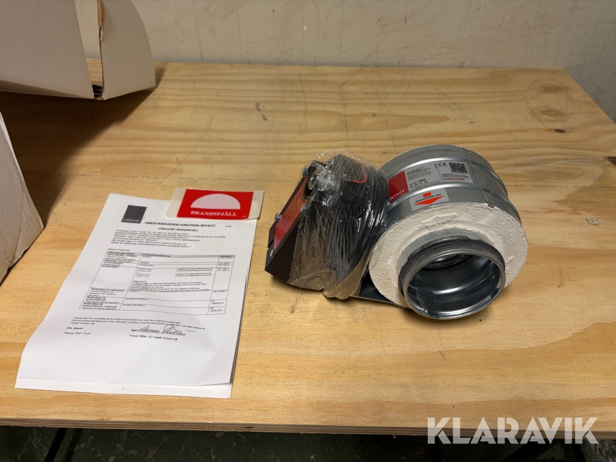 Brandspjäll Hagab Intact 100 mm