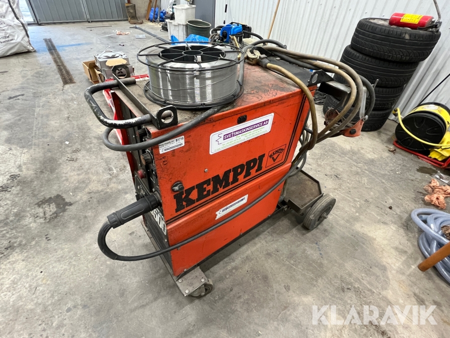 MIG Svets Kemppi 3500 med flaska