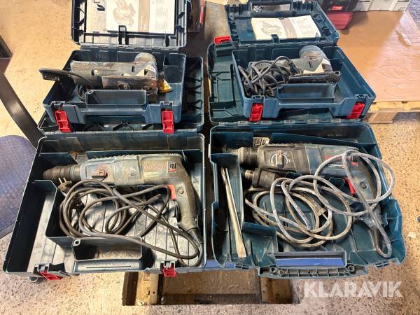 Handverktyg 2 + 2 st Bosch