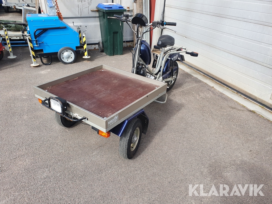Flakmoped Packmoped Norsjö Carrier 4-Stroke