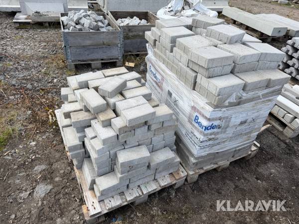 Betongplattor Benders 3 pallar