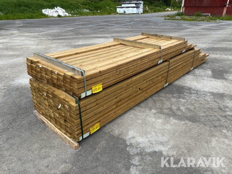Tryckimpregnerad trall 28x120 800m