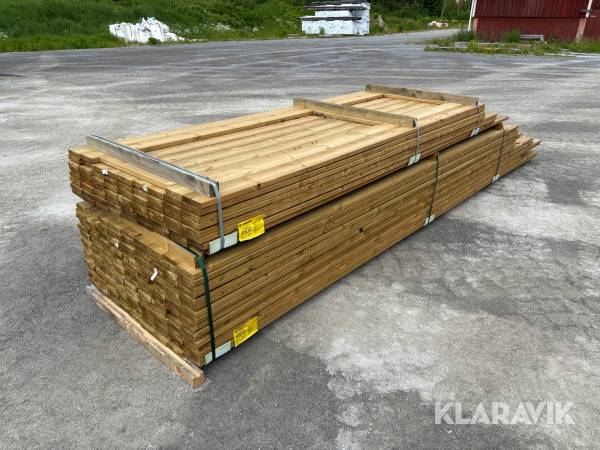 Tryckimpregnerad trall 28x120 800m
