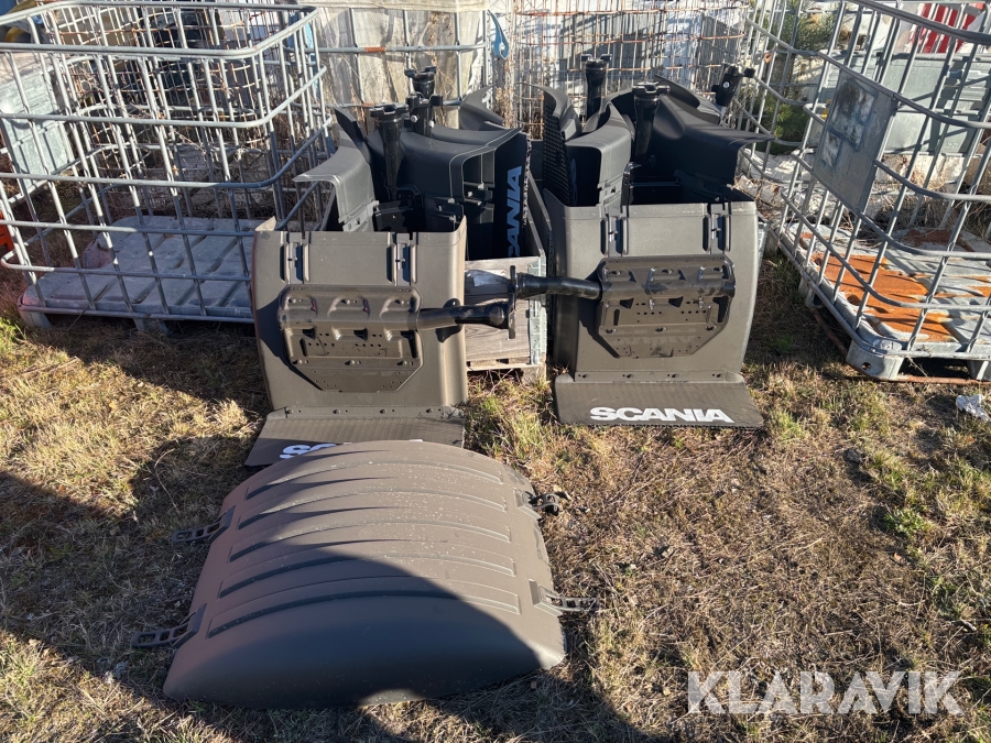 Skärmsats till Scania tridembil