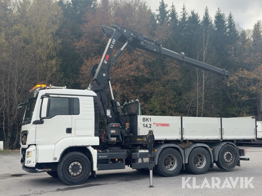Kranbil MAN 92S TGS 35.420 8x4 Hiab XS 288