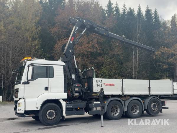 Kranbil MAN 92S TGS 35.420 8x4 Hiab XS 288