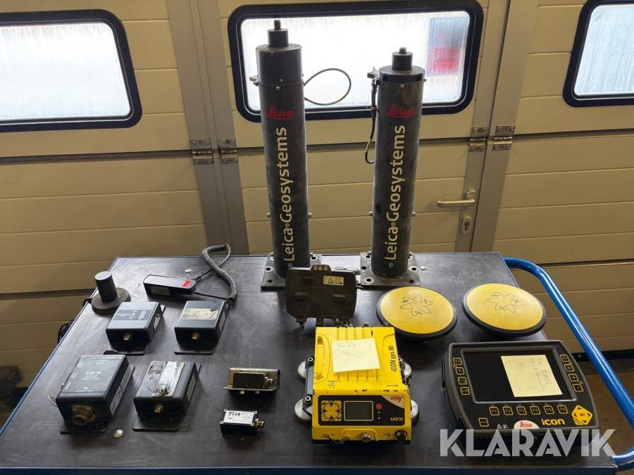 Grävsystem Leica Icon Komplett 3D med GPS80, 3D licens och 4G