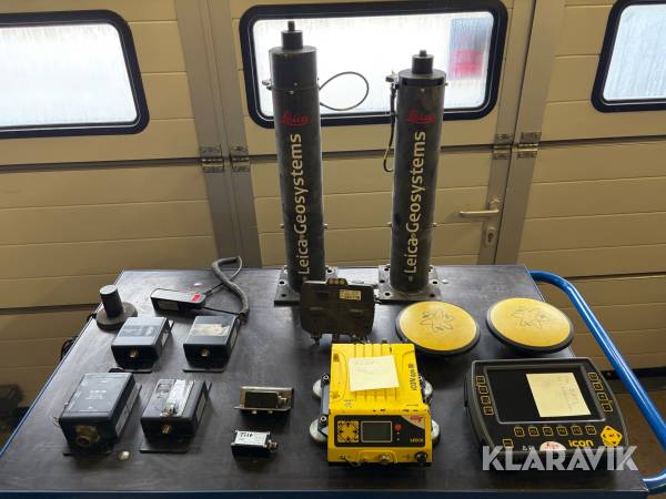 Grävsystem Leica Icon Komplett 3D med GPS80, 3D licens och 4G