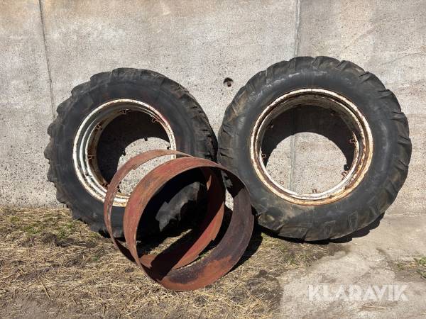 Dubbelmontage 16.9 R34 till Volvo BM 350