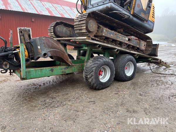 Maskintrailer 10ton