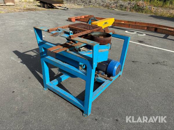 Klyvsåg Alsterbro Mekaniska Verkstad med drivrullar