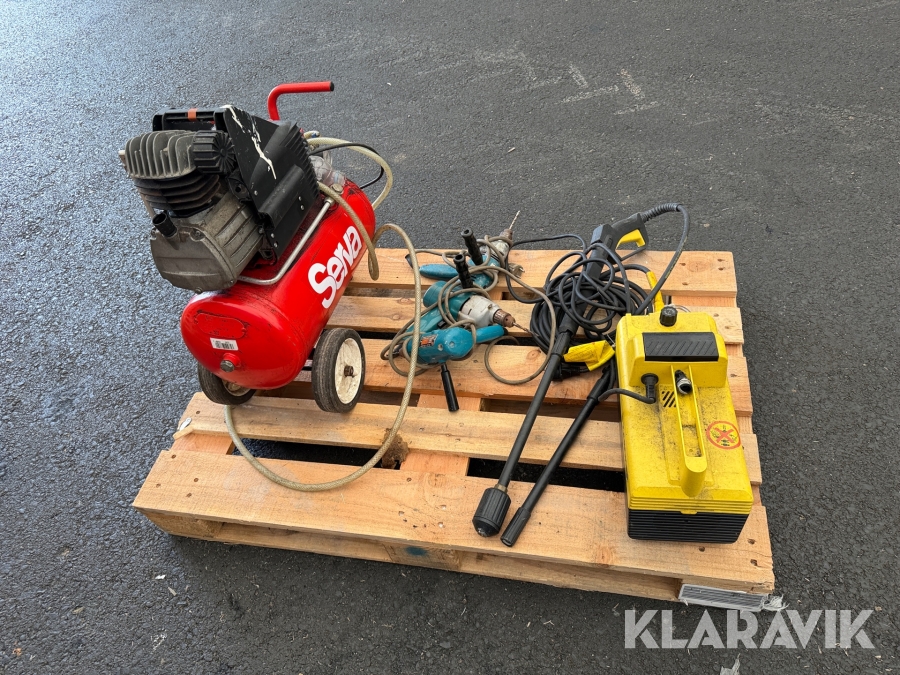 Kompressor, högtryckstvätt & borrmaskiner Serva / Kärcher / Black & Decker XR200 / Special