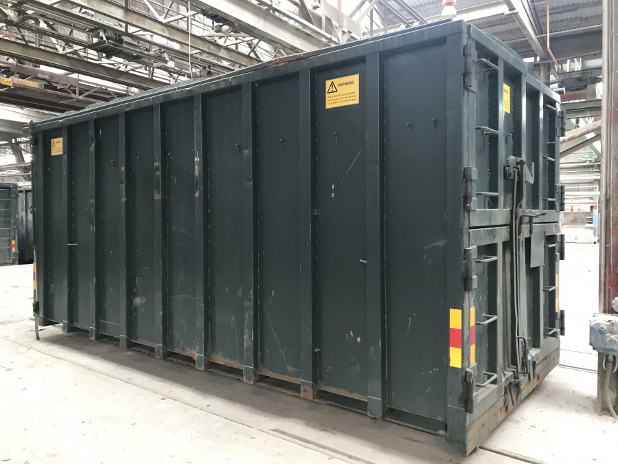 Container / Lastväxlarcontainer 40m3
