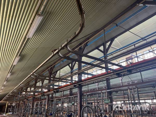 Räls vakuumledning mjölkledning DeLaval