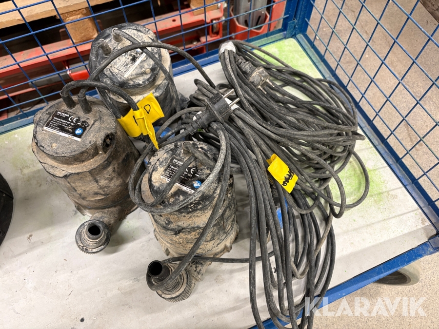 Dränkpumpar 3 st Biltema DP 253