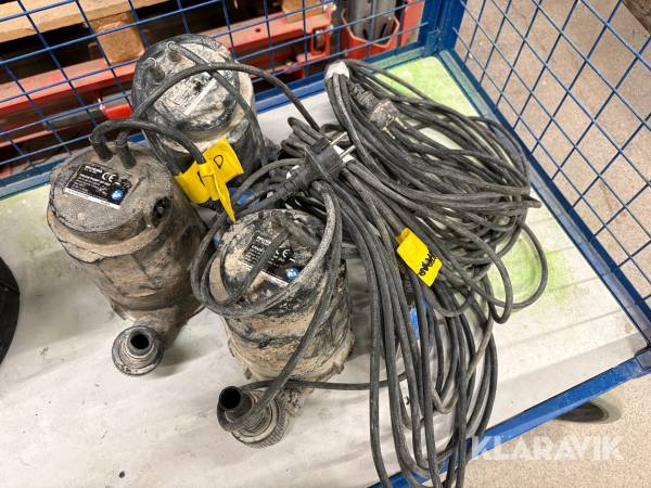 Dränkpumpar 3 st Biltema DP 253
