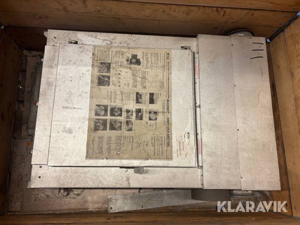 Ventilation / Värmeåtervinningssytem Svensk Fläktfabriken RDKB1-1-1 750w