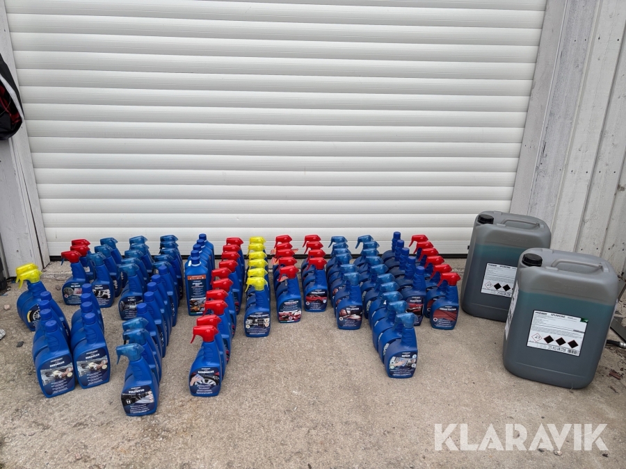 Stort parti bilvård Fraber