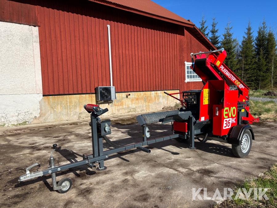 Vedmaskin/Vedprocessor Pilkemaster Evo 36 hc kraftuttagsdriven