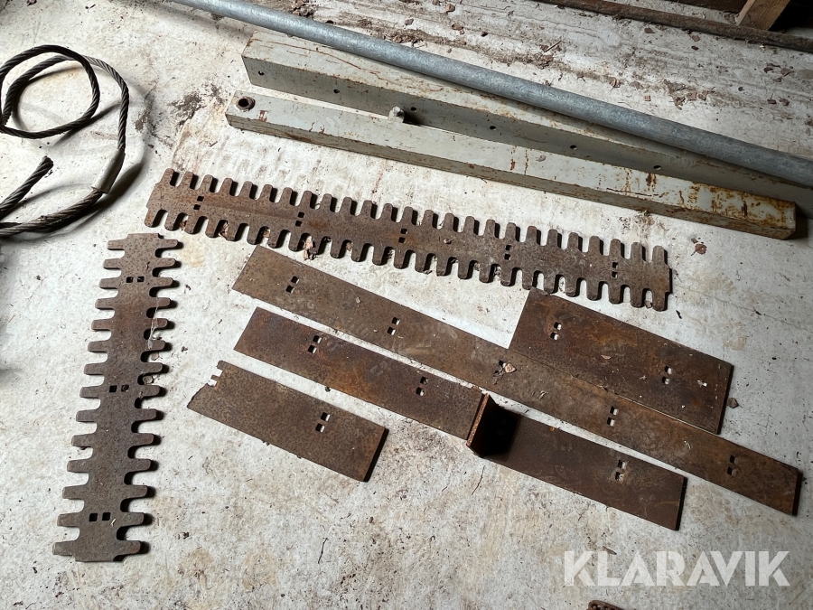 Diverse Slitstål till vägsladd