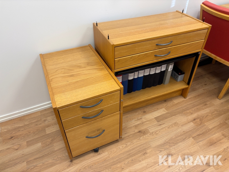 Lådhurts/dokumentskåp 2st