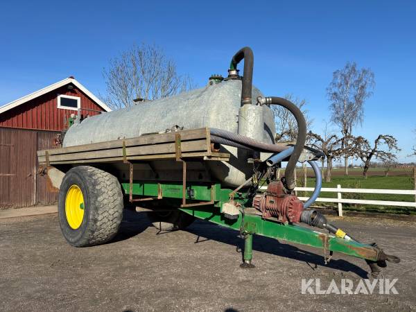 Gödselspridare Omas / Vaia MB 100 Ex Vacuumtunna med kompressor