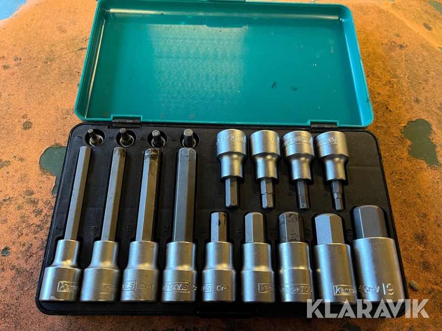 Insexhylssats Kamasa-Tools 3-19mm