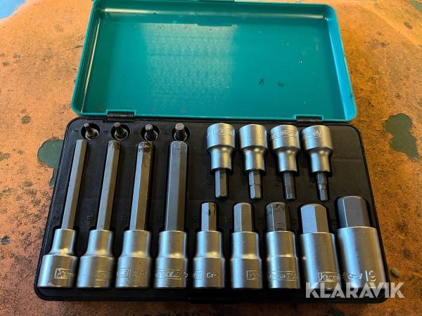 Insexhylssats Kamasa-Tools 3-19mm
